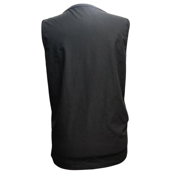 Sweat Sauna Vest XXL Womens Tank Top Black Gold Zip Compression Workout Shaper - Picture 2 of 12